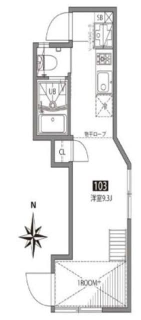 ブランコート祖師ヶ谷大蔵の物件間取画像