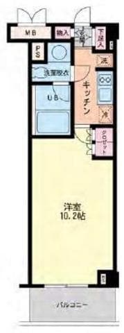 エスティメゾン代沢の物件間取画像