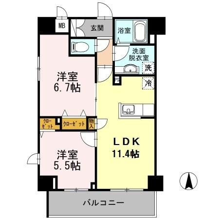 シルフィッドの物件間取画像