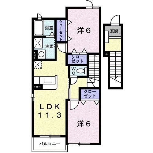 フローラーリアIIの物件間取画像