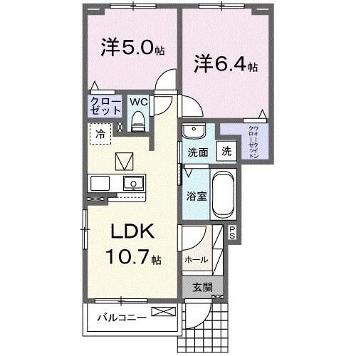 ブリランテ　IIIの物件間取画像