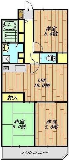 ペアシティ久喜参番館の物件間取画像