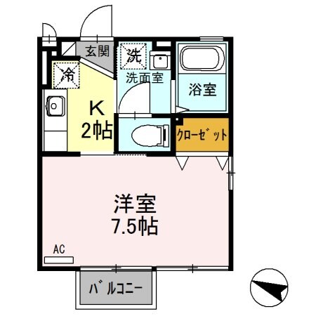 メルヴェーユの物件間取画像