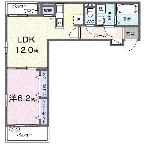 マグノーリエの物件間取画像