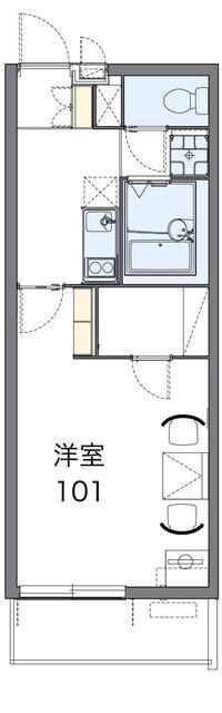 レオパレスルームス北越の物件間取画像