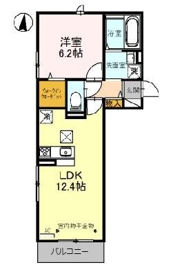 Ｏｒｓｅｔｔｏの物件間取画像