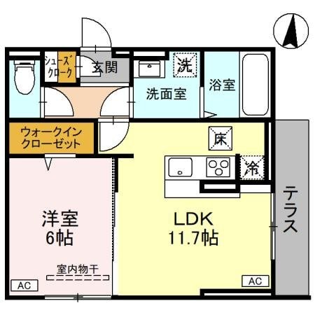 サンシャインの物件間取画像