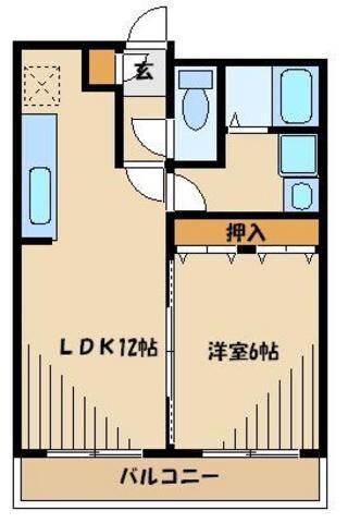 アンプルールフェール　ベルツリーIIIの物件間取画像