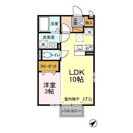 メルベーユパル　IIの物件間取画像