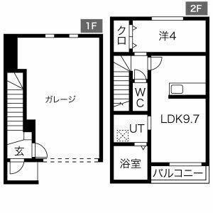 エスペランサＩＩ　Ａ棟の物件間取画像