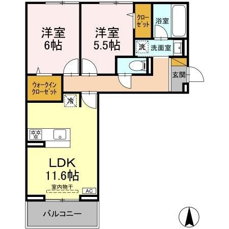 エトワール野田 IIの物件間取画像