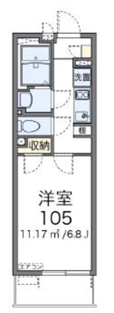 クレイノミオラヴィラの物件間取画像