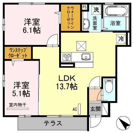 エスポワール　IIの物件間取画像