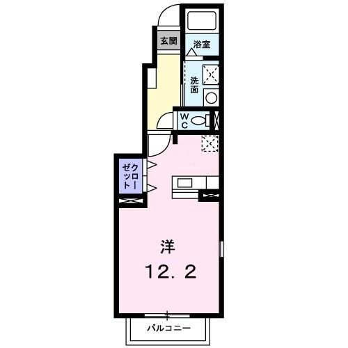 ベルデーアＡ棟の物件間取画像