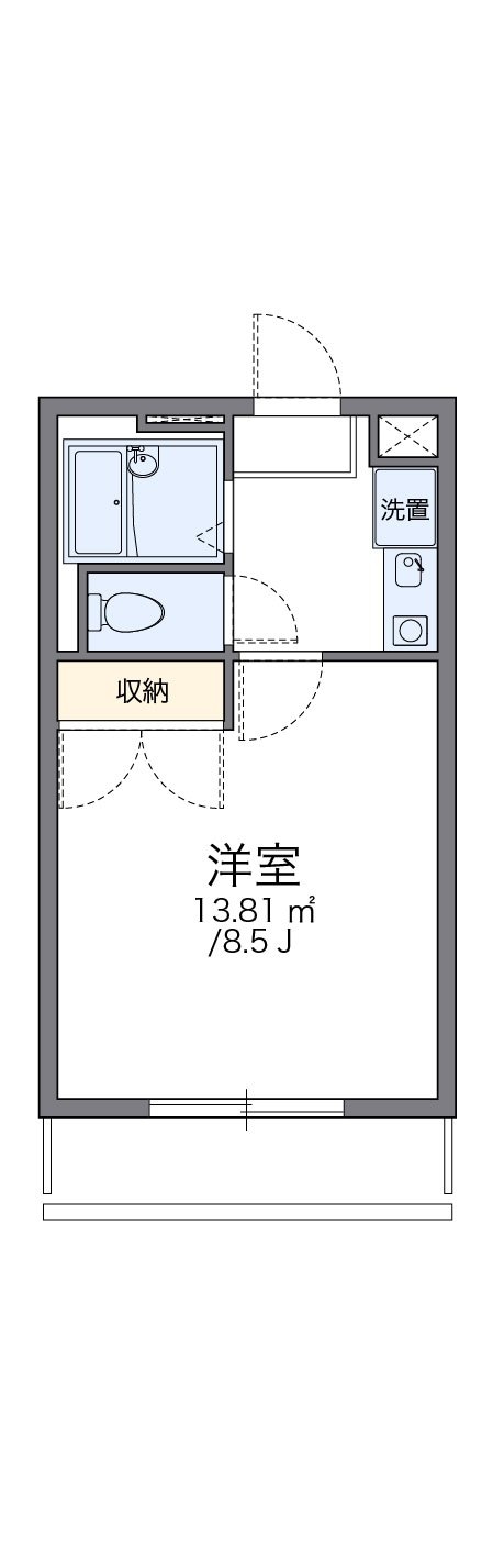 レオパレスリブェールの物件間取画像