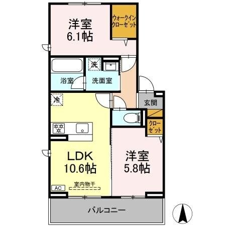 エトワール野田 IIの物件間取画像