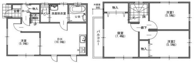 グランソフィア岩槻城町の物件間取画像