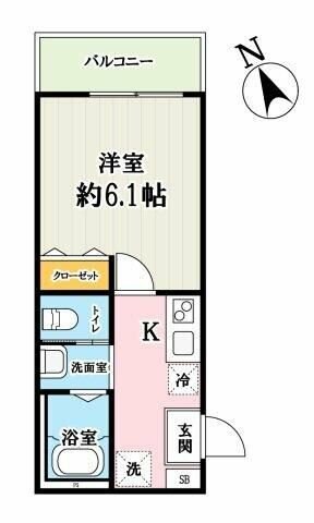 ファミール東越谷の物件間取画像