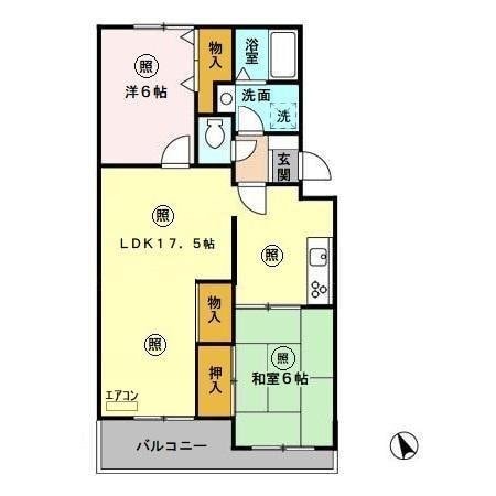 ヴァンベール東浦和の物件間取画像