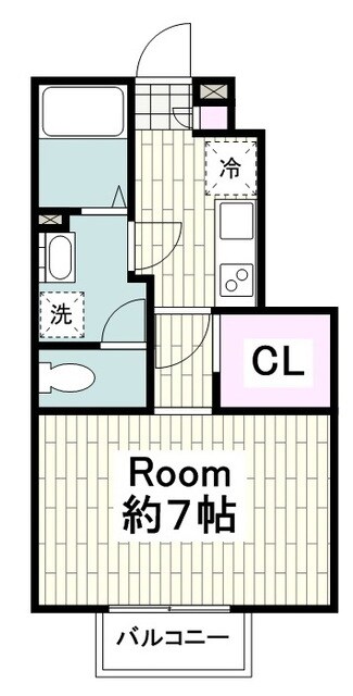 ＤＣ神大寺の物件間取画像