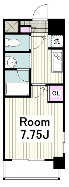 フェリース横濱の物件間取画像