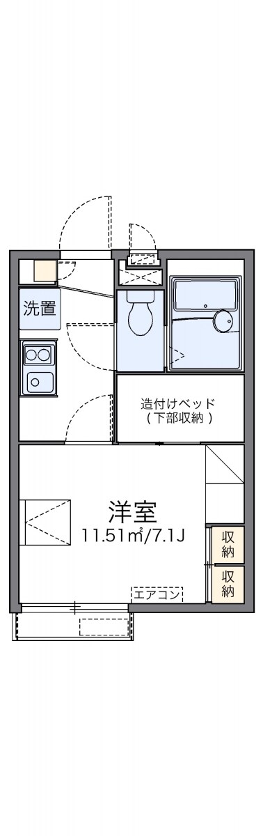 レオパレス西戸部の物件間取画像