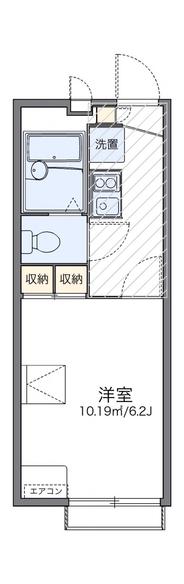 レオパレスピュアライズパートIIの物件間取画像