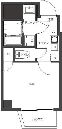 D-STYLE横濱平沼の物件間取画像