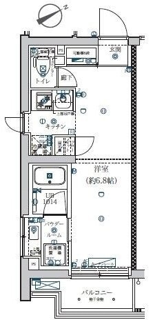 エストゥルース横浜子安の物件間取画像