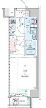 GENOVIA新子安の物件間取画像