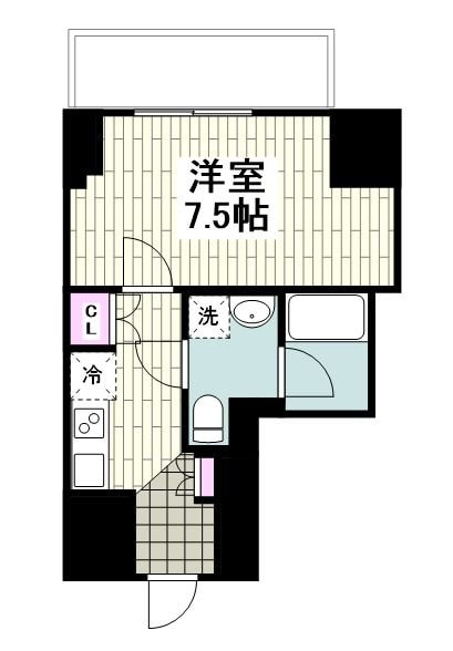 メゾン鶴屋町の物件間取画像