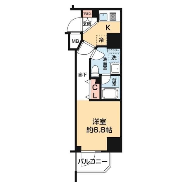 ガレリアレジデンス石川町の物件間取画像