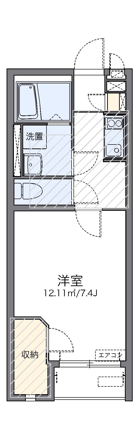 レオネクスト台町の物件間取画像