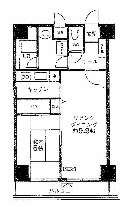 ピュアシティ横浜IIIIの物件間取画像