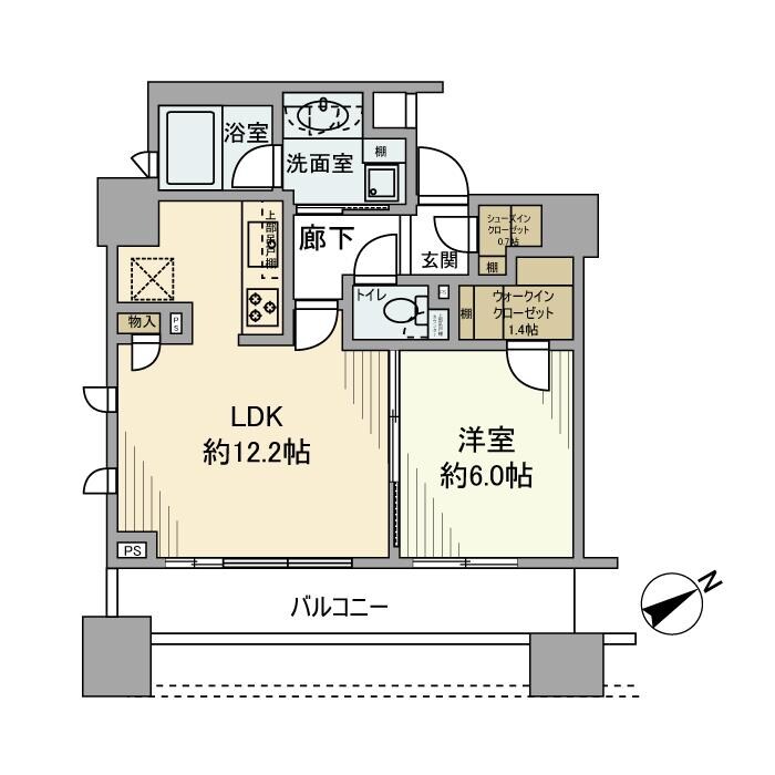 シティタワー横濱の物件間取画像