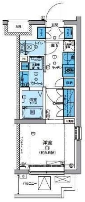 リヴシティ妙蓮寺の物件間取画像