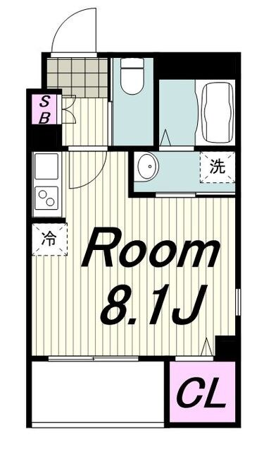 ｂ'CASA Yokohamaの物件間取画像