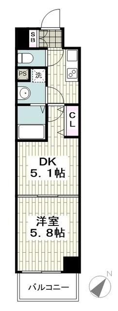 ソナーレ横浜の物件間取画像