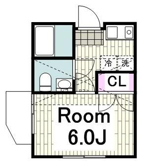 テレーゼ港南中央の物件間取画像