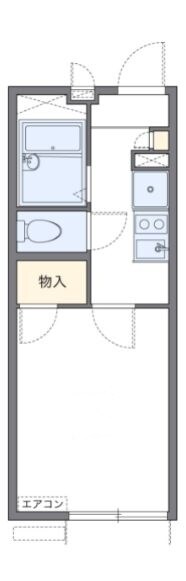 レオパレスハニー　マイヤの物件間取画像