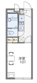 レオパレスコンパーノの物件間取画像