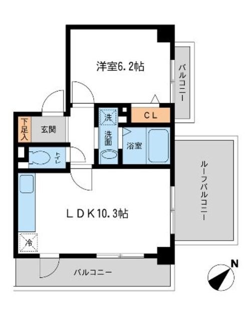 ヒルサイト屏風ヶ浦の物件間取画像