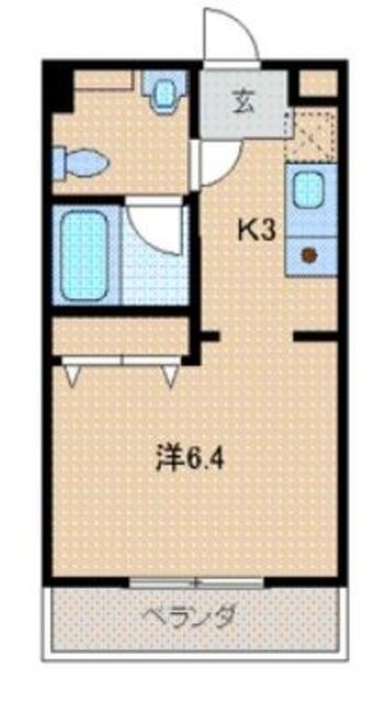 ヴァンヴェール１の物件間取画像