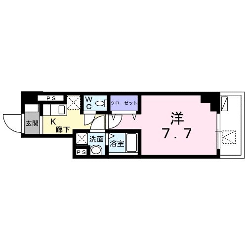 スアヴィス三笠公園イーストの物件間取画像