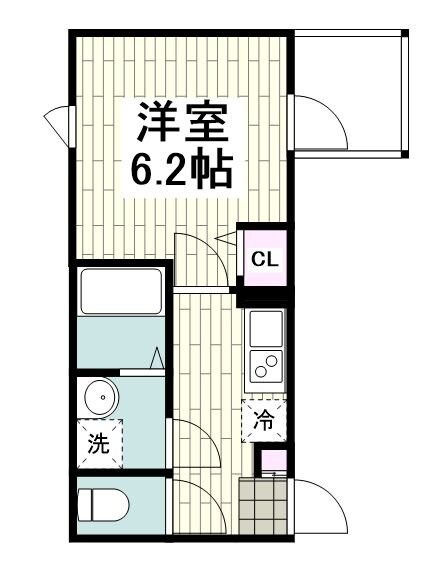 GRADUS睦町の物件間取画像