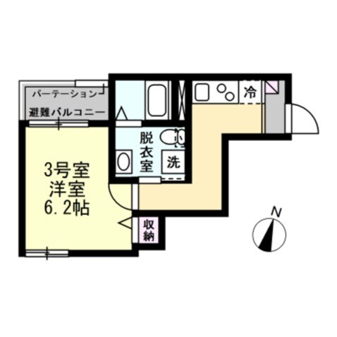 ベイルーム横浜三春台の物件間取画像