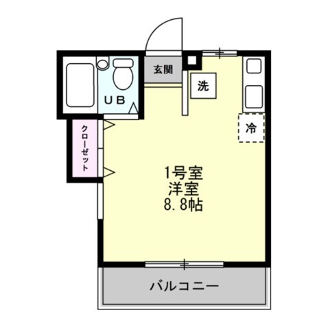 ベイコート南太田の物件間取画像