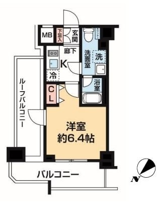 ガレリアレジデンス石川町の物件間取画像