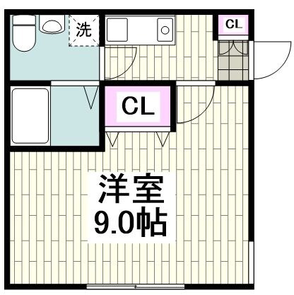 尊翔参番館の物件間取画像