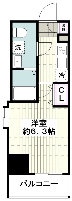 エストゥルース横濱吉野町の物件間取画像